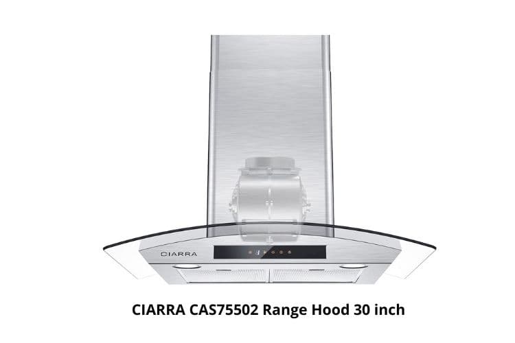 CIARRA CAS75502 stainless steel wall mounted range hood